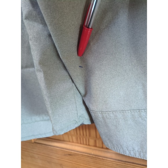 L L Bean Mens Shirt Olive Green Long Sleeve Sz M No Fly Zone Fishing Hiking $99 - Picture 6 of 16